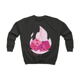 PERSONALISIERBARES Kids Premium Sweatshirt Heart Dice