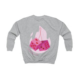 PERSONALISIERBARES Kids Premium Sweatshirt Heart Dice