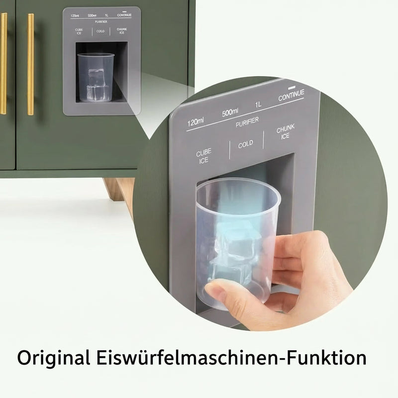 Spielküche Vintage Green – Montessori Holz-Spielküche (3+ Jahre)