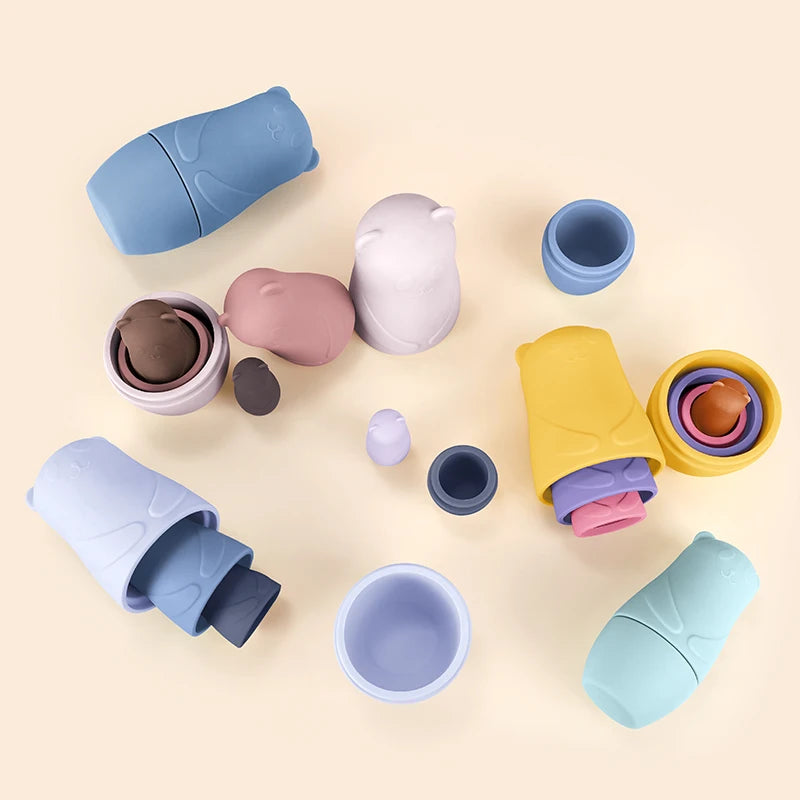 🪆✨ Little Babushka – Silikon-Stapelspielzeug für kleine Entdecker:innen 💕🌈