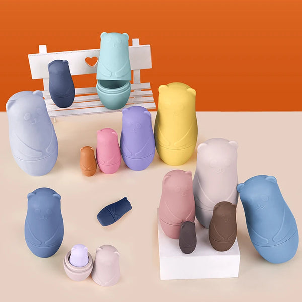 🪆✨ Little Babushka – Silikon-Stapelspielzeug für kleine Entdecker:innen 💕🌈