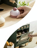 Backofen Vintage Green – Montessori Holz-Spielküche (3+ Jahre)