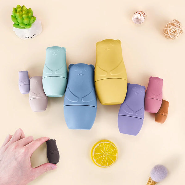 🪆✨ Little Babushka – Silikon-Stapelspielzeug für kleine Entdecker:innen 💕🌈